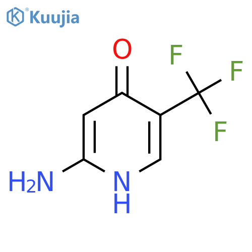 2-Amino-4-hydroxy-5-(trifluoromethyl)pyridine structure