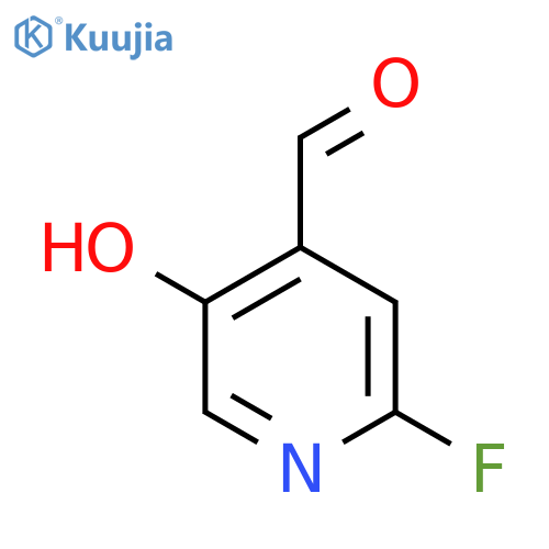 2-Fluoro-5-hydroxyisonicotinaldehyde structure