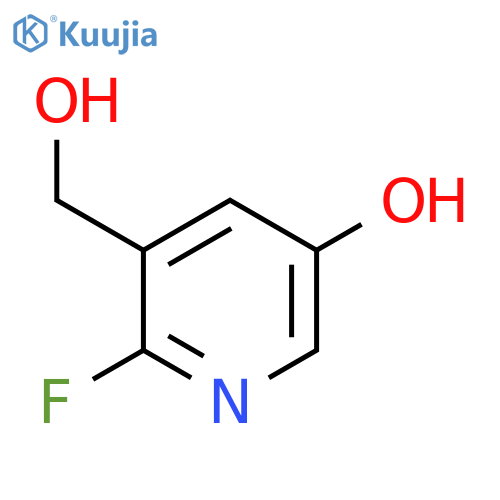 2-Fluoro-5-hydroxypyridine-3-methanol structure