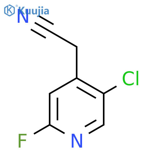 5-Chloro-2-fluoropyridine-4-acetonitrile structure