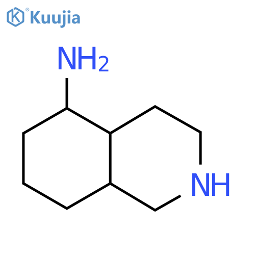 1,2,3,4,4a,5,6,7,8,8a-Decahydroisoquinolin-5-amine structure