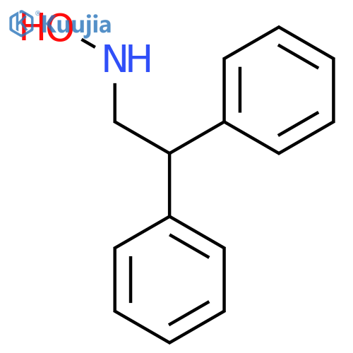 N-(2,2-diphenylethyl)hydroxylamine structure