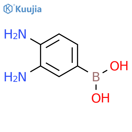 Boronic acid, B-(3,4-diaminophenyl)- structure