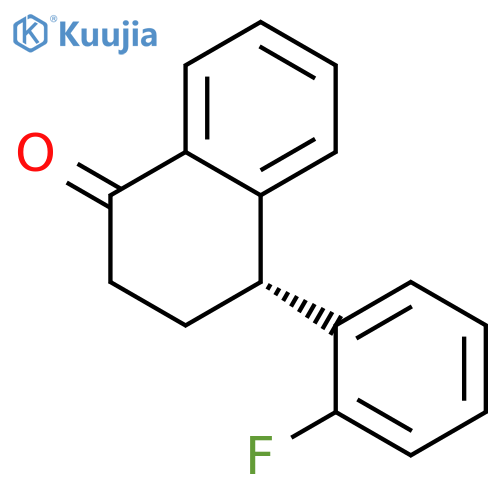 (r)-4-(2-Fluorophenyl)-3,4-dihydronaphthalen-1(2h)-one structure