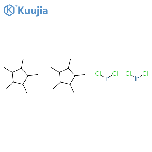 Pentamethylcyclopentadienyliridium(III) Dichloride Dimer structure