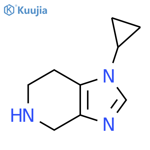 1-Cyclopropyl-4,5,6,7-tetrahydro-1H-imidazo[4,5-c]pyridine structure