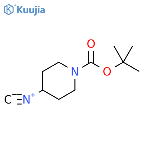 1-(tert-butoxy)carbonyl-4-isocyanopiperidine structure
