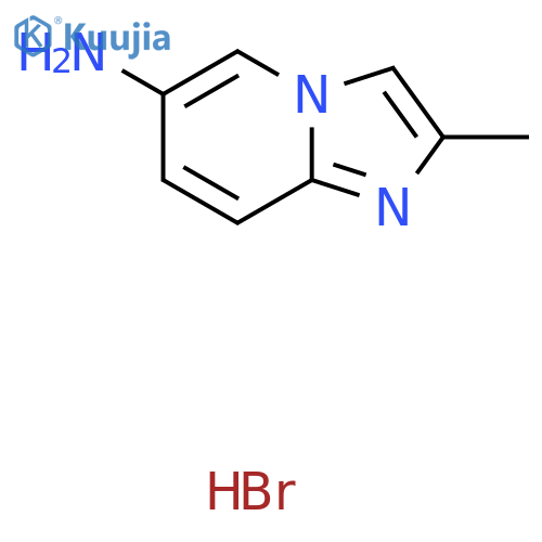 2-Methylimidazo[1,2-a]pyridin-6-amine hydrobromide structure