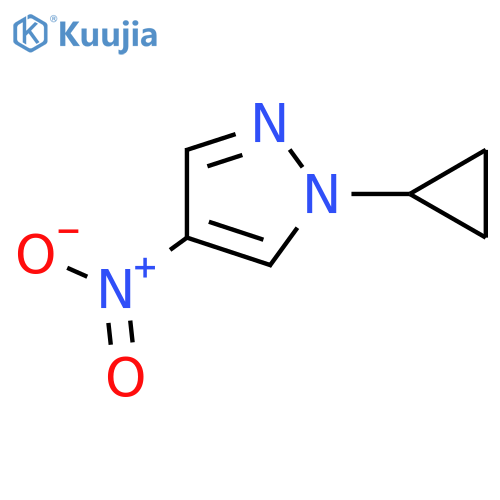 1-cyclopropyl-4-nitro-1H-pyrazole structure