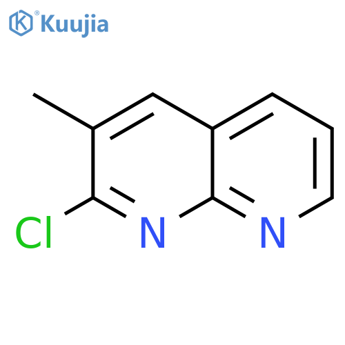 2-Chloro-3-methyl-1,8-naphthyridine structure