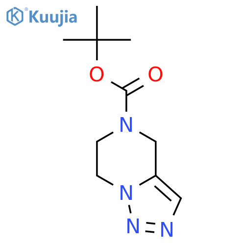 5-Boc-4,6,7-trihydro-1,2,3-triazolo1,5-apyrazine structure