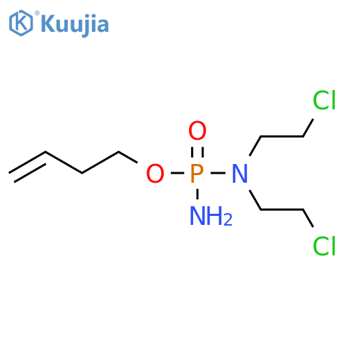O-(3-Butenyl)-N,N-bis(2-chloroethyl)phosphorodiamidate-d4 structure