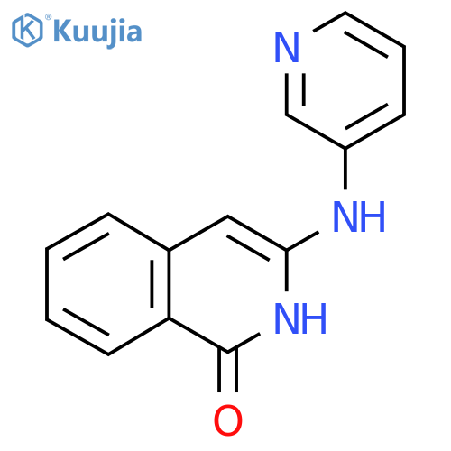 3-(Pyridin-3-yl)amino-1,2-dihydroisoquinolin-1-one structure
