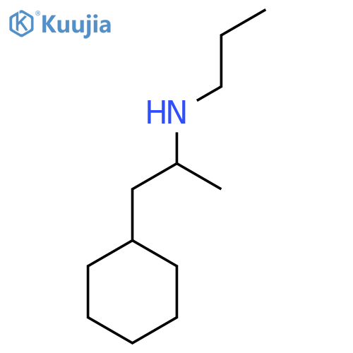 (1-cyclohexylpropan-2-yl)(propyl)amine structure