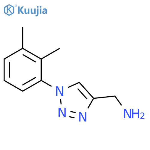 1-[1-(2,3-dimethylphenyl)-1H-1,2,3-triazol-4-yl]methanamine structure