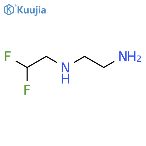 (2-aminoethyl)(2,2-difluoroethyl)amine structure