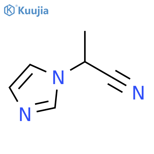 1H-Imidazole-1-acetonitrile, α-methyl- structure
