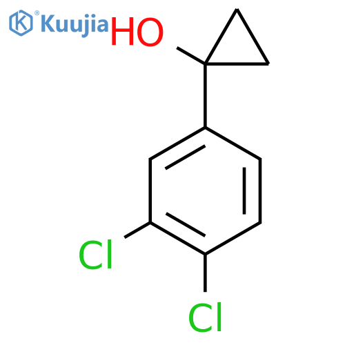 1-(3,4-Dichlorophenyl)cyclopropan-1-ol structure