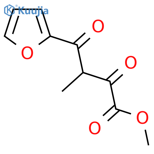 methyl 4-(furan-2-yl)-3-methyl-2,4-dioxobutanoate structure
