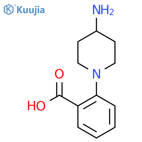 2-(4-Aminopiperidin-1-yl)benzoic acid structure