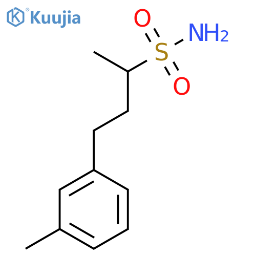 4-(M-tolyl)butane-2-sulfonamide structure