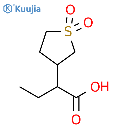 2-(1,1-dioxo-1lambda6-thiolan-3-yl)butanoic acid structure