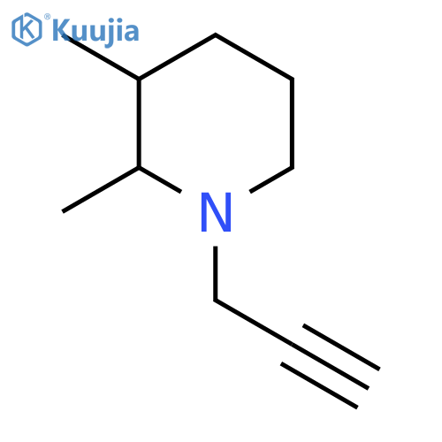 Piperidine, 2,3-dimethyl-1-(2-propyn-1-yl)- structure