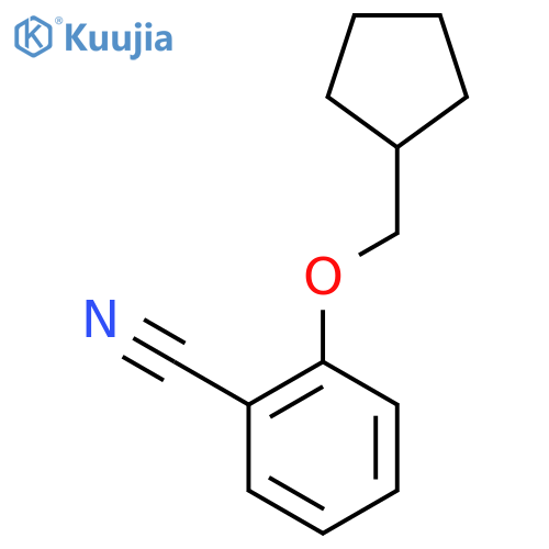 2-(Cyclopentylmethoxy)benzonitrile structure