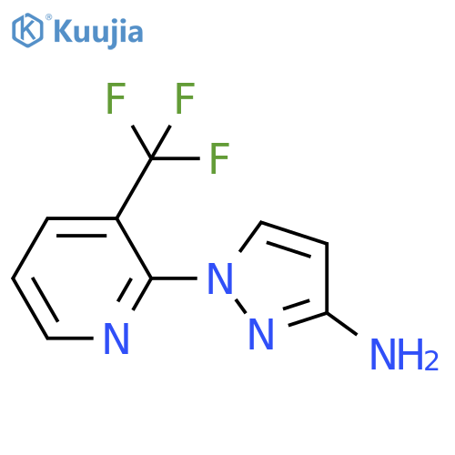 1-3-(trifluoromethyl)pyridin-2-yl-1H-pyrazol-3-amine structure