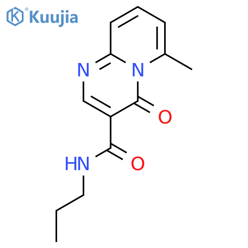 4H-Pyrido[1,2-a]pyrimidine-3-carboxamide,6-methyl-4-oxo-N-propyl- structure