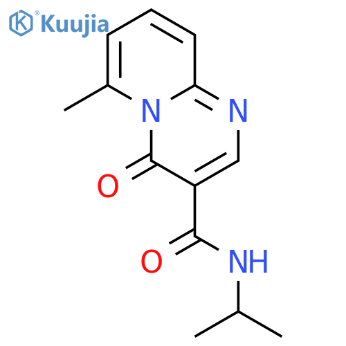 4H-Pyrido[1,2-a]pyrimidine-3-carboxamide,6-methyl-N-(1-methylethyl)-4-oxo- structure