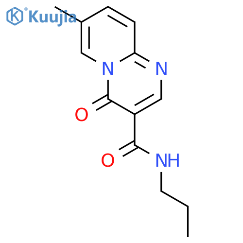 4H-Pyrido[1,2-a]pyrimidine-3-carboxamide,7-methyl-4-oxo-N-propyl- structure