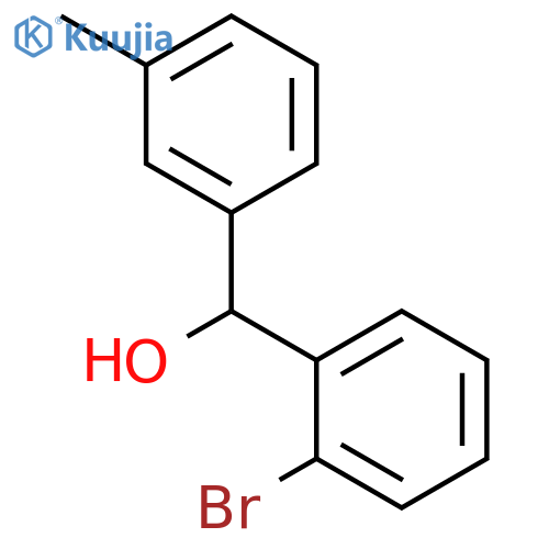 Benzenemethanol, 2-bromo-α-(3-methylphenyl)- structure
