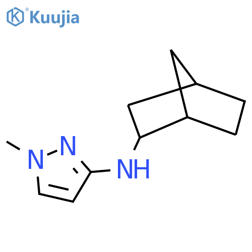 N-{bicyclo[2.2.1]heptan-2-yl}-1-methyl-1H-pyrazol-3-amine structure