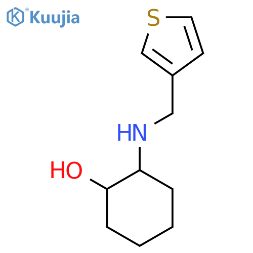 2-{[(thiophen-3-yl)methyl]amino}cyclohexan-1-ol structure