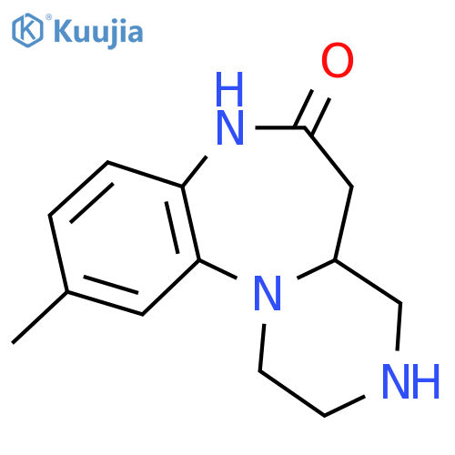 10-Methyl-1,2,3,4,4a,5-HexahydrobenzoBPyrazino1,2-D1,4Diazepin-6(7h)-One structure