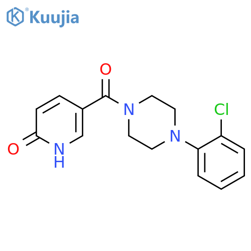 5-[4-(2-chlorophenyl)piperazine-1-carbonyl]pyridin-2-ol structure