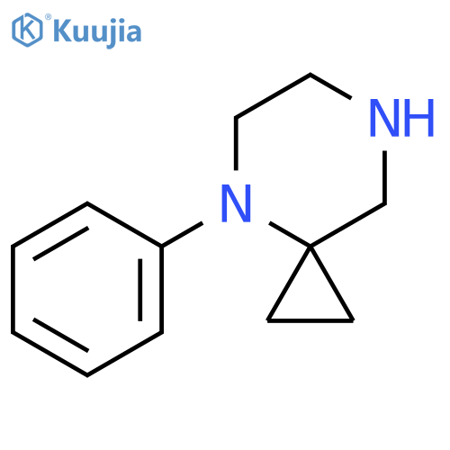 4-Phenyl-4,7-diazaspiro[2.5]octane structure