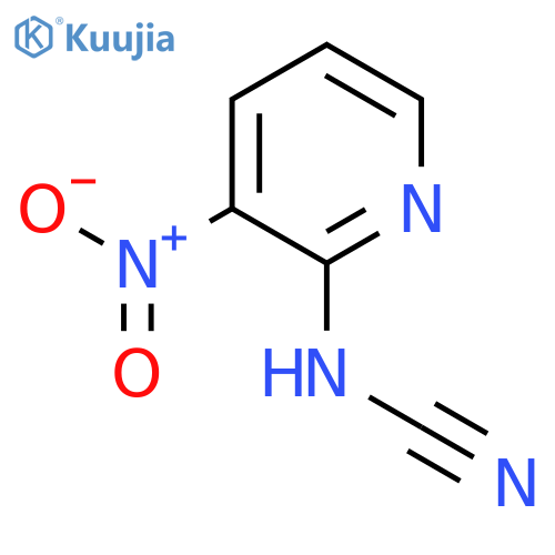 (3-Nitropyridin-2-yl)cyanamide structure