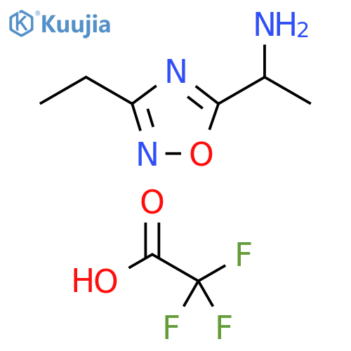 1-(3-Ethyl-1,2,4-oxadiazol-5-yl)ethylamine Trifluoroacetate structure