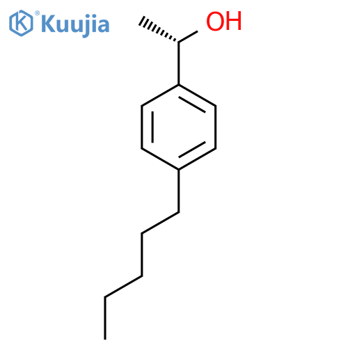 (1S)-1-(4-pentylphenyl)ethan-1-ol structure