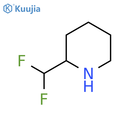 2-(Difluoromethyl)piperidine structure