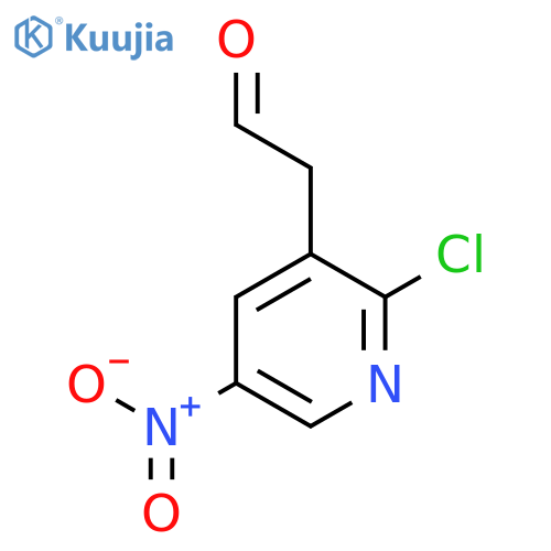 2-(2-Chloro-5-nitropyridin-3-yl)acetaldehyde structure