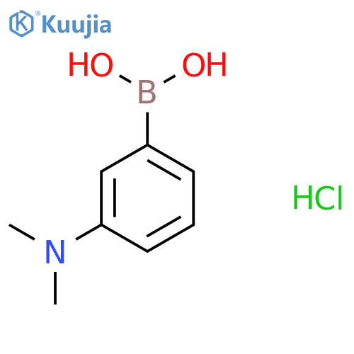 3-Dimethylaminophenylboronic acid, hydrochloride structure