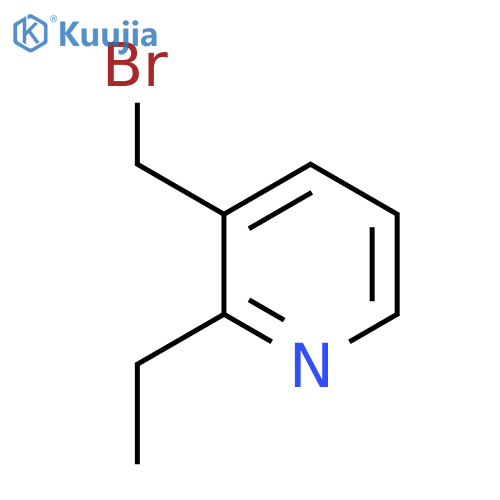 3-(Bromomethyl)-2-ethylpyridine structure
