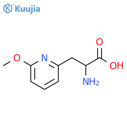 2-AMINO-3-(6-METHOXYPYRIDIN-2-YL)PROPANOIC ACID structure