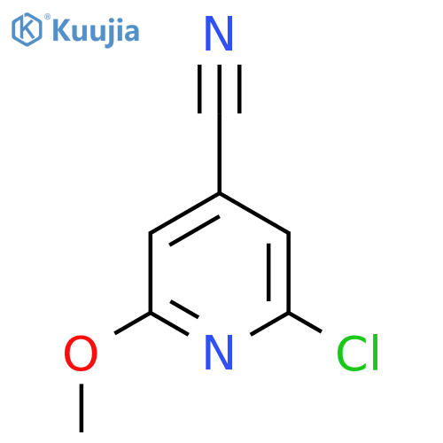 2-chloro-6-methoxypyridine-4-carbonitrile structure