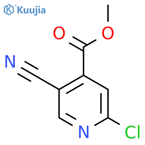 Methyl 2-chloro-5-cyanoisonicotinate structure
