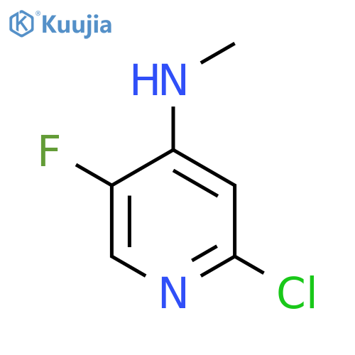 2-Chloro-5-fluoro-N-methylpyridin-4-amine structure