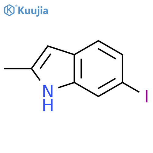 6-Iodo-2-methyl-1H-indole structure